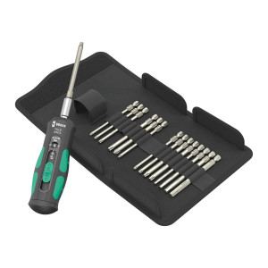 Zestaw wkrętaków dynamometrycznych, Kraftform Safe-Torque Speed Universal 1 7515/16, 16 elementów Wera