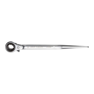 Klucz do rusztowań z grzechotką stal specjalna 19x22 mm Fortis