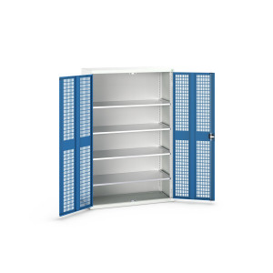 Szafa metalowa z drzwiami skrzydłowymi z wentylacją 1300x550x2000 mm bott
