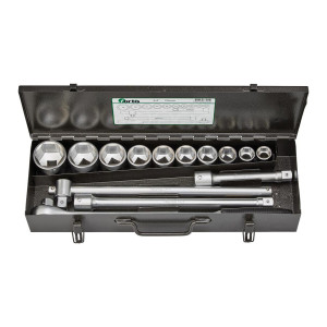 Zestaw nasadek 3/4" stal CrV 14-częściowy Fortis
