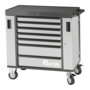 Wózek warsztatowy z drzwiami bocznymi 7 szuflad nośność 550 kg – 915 x 475 x 995 mm Fortis