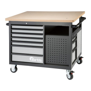 Stół warsztatowy na kółkach 10 szuflad 1220x890x844 mm Fortis