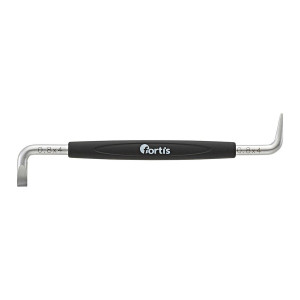 Klucz trzpieniowy kątowy dwustronny do śrub z rowkiem 4 x 100 mm Fortis