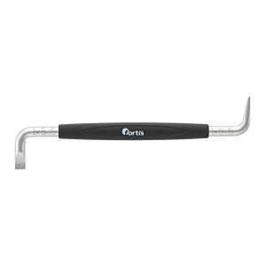 Klucz dwustronny trzpieniowy kątowy stal CrV 5,5x125 mm Fortis