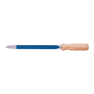 Skrobak trójkątny zbliżone do DIN 8350 dł. 200 mm szer. 16 mm kształt C z drewn.