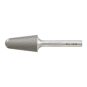 Pilnik obrotowy z węglika spiekanego w kształcie stożka zaokrąglonego 6 mm 16x30 mm KEL1630 Forum