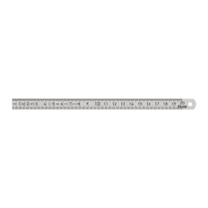 Liniał stalowy nierdzewny Inox 13 x 0,5 mm 200 mm Forum