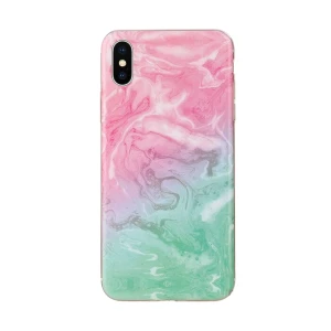 Etui do iPhone X/XS ochronne, kolorowe ombre