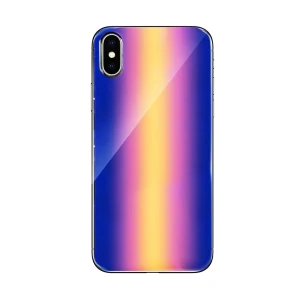Etui do iPhone X/XS oryginalne szklane żółte