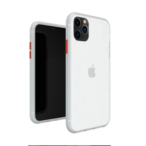 Etui do iPhone 11 Pro przeźroczyste ochronne z kolorowymi przyciskami