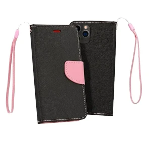 Ochronna obudowa do IPhone 11 Pro Max czarno-różowa