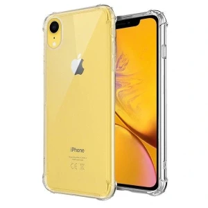 Przeźroczyste etui pancerne anti-shock wzmocnione krawędzie do iPhone XR