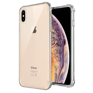 Przeźroczyste etui pancerne anti-shock wzmocnione krawędzie do iPhone XS Max