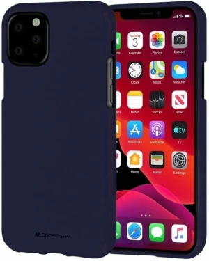 Etui do iPhone 11 Pro Max granatowe silikonowe SOFT