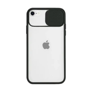 Etui do iPhone SE2022/SE2020/8/7 półprzeźroczyste z przesuwną osłoną aparatu