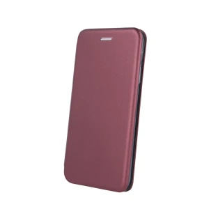 Etui do iPhone 12 Pro Max klasyczne z magnetyczną klapką, burgundowe