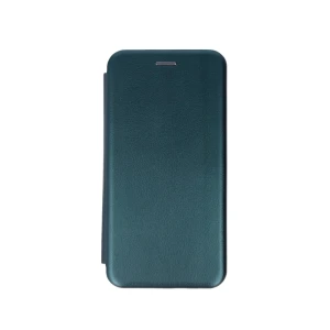 Etui do iPhone 12 Pro Max klasyczne z magnetyczną klapką, ciemnozielone