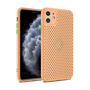 Etui do iPhone 12 Mini oddychające nowoczesne złoty róż