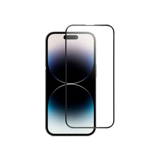 Szkło hartowane na cały ekran 5D z ramką bardzo wytrzymałe do iPhone 14 Pro