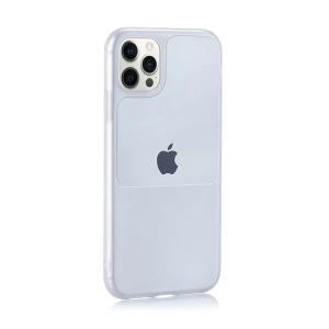 Etui do iPhone 12 Pro Max silikonowe elastyczne przeźroczyste Window case