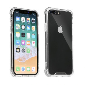 Etui do iPhone 7 Plus/8 Plus przeźroczyste pancerne anti-shock ze wzmocnionymi krawędziami