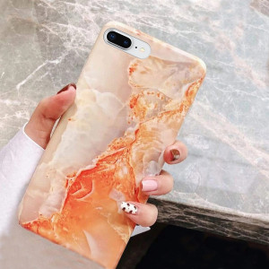 Etui do iPhone 7 Plus/8 Plus eleganckie złoty marmurek