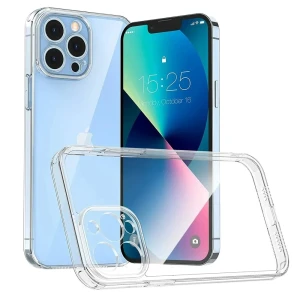 Etui do iPhone 14 Pro Max Crystal Cam przeźroczyste transparentne, ochrona kamery
