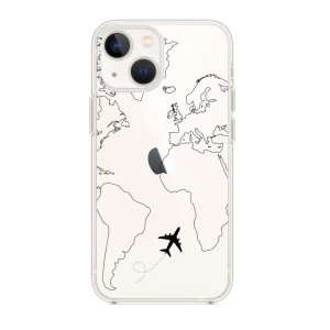 Etui do iPhone 13 Mini z nadrukiem dookoła świata