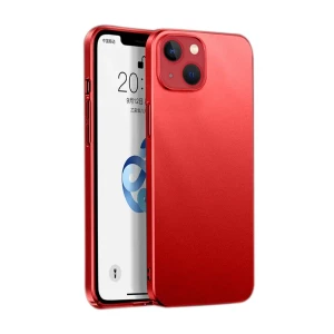 Etui do iPhone 14 Skin Matt satynowe ultra cienkie, czerwone
