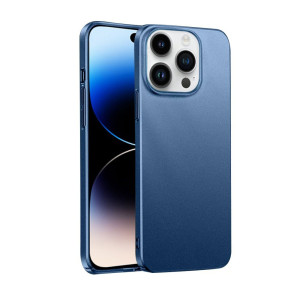Etui do iPhone 14 Pro Max Skin Matt satynowe ultra cienkie, granatowe
