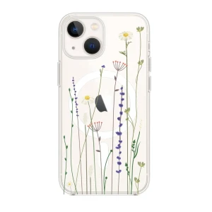 Etui do iPhone 13 Mini MagSafe, wiosenne kwiaty