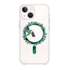 Etui do iPhone 13 MagSafe zielony ptak