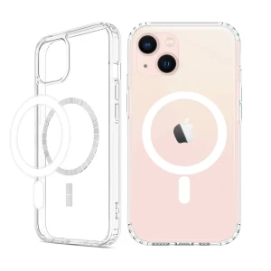 Etui do iPhone 13 Mini Clear Case przeźroczyste, twardy tył z MagSafe