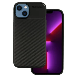 Etui do iPhone 15 Plus eleganckie karbonowe, czarne