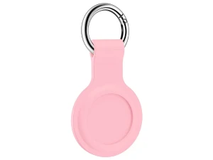 Silikonowe etui do AirTag elastyczne i trwałe, różowe