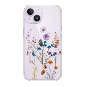 Etui do iPhone 13, kwiaty różnokolorowe