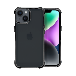 Etui do iPhone 14 Hybrid Elegance Anti-Shock z poduszkami, czarne
