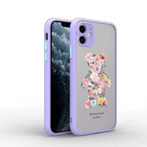 Etui do iPhone 12 Mini ochrona kamery, miś kwiatowy