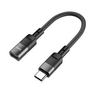Adapter/rozdzielacz USB Typ C - Lightning, czarny