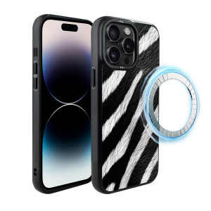 Etui do iPhone 14 Pro IBIZU DropGuard Matt z MagSafe, Zew Natury, Zebra