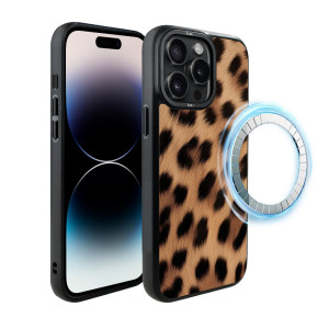 Etui do iPhone 14 Pro IBIZU DropGuard Matt z MagSafe, Zew Natury, Pantera