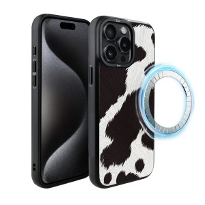 Etui do iPhone 15 Pro Max IBIZU DropGuard Matt z MagSafe, Zew Natury, Polska Krowa