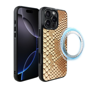 Etui do iPhone 16 Pro IBIZU DropGuard Matt z MagSafe, Zew Natury, Wąż