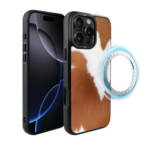 Etui do iPhone 16 Pro IBIZU DropGuard Matt z MagSafe, Zew Natury, Alpejska Krowa