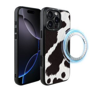 Etui do iPhone 16 Pro IBIZU DropGuard Matt z MagSafe, Zew Natury, Polska Krowa