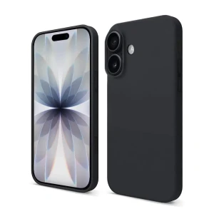 Etui do iPhone 17 Soft Lux matowe z mikrofibrą, trójwarstwowa ochrona, czarne