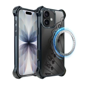 Etui do iPhone 17 IBIZU DropGuard Ultra z MagSafe, Midnight, Karty do gry