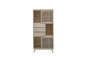 Roomio No. 2000 Vitrine Esche Echtholzfurnier