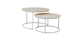 Roomio No. 2000 Couchtisch Esche Echtholzfurnier 75 cm