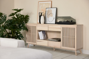 Roomio No. 2000 Sideboard Esche Echtholzfurnier